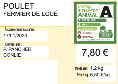 Ticket de compostage - Pancher