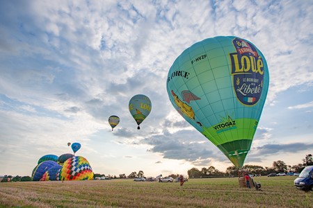 Les Fermiers de Loué en montgolfière